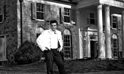 Elvis Presley at Graceland 1957. Photo Credit: EPE Elvis Presley at Graceland 1957. Photo Credit: EPE