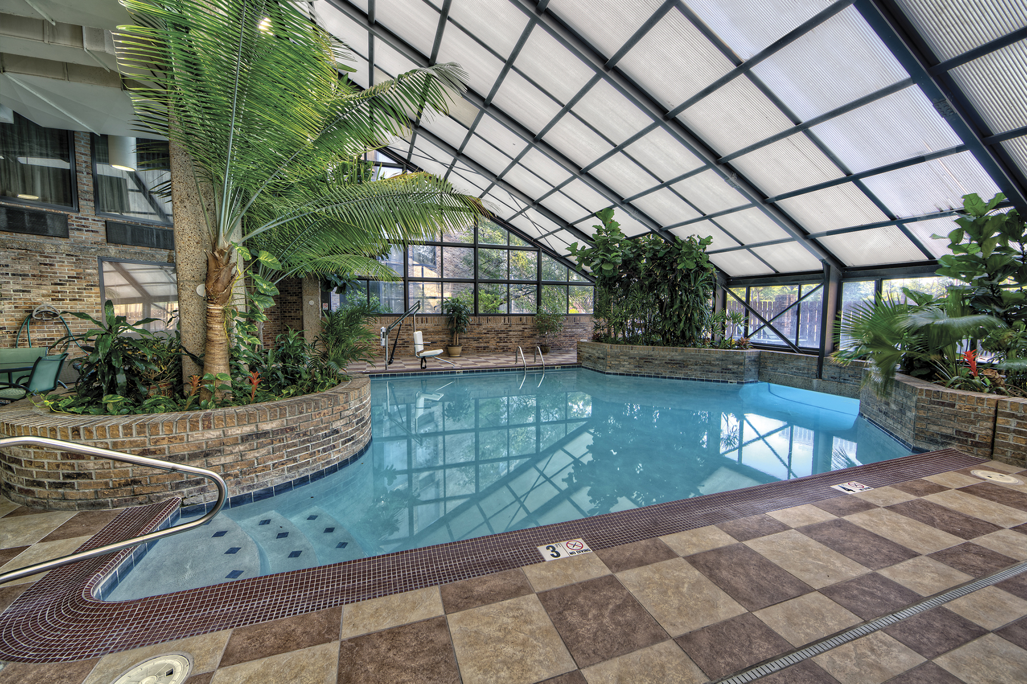 Indoor pool at DoubleTree By Hilton Hotel Memphis.