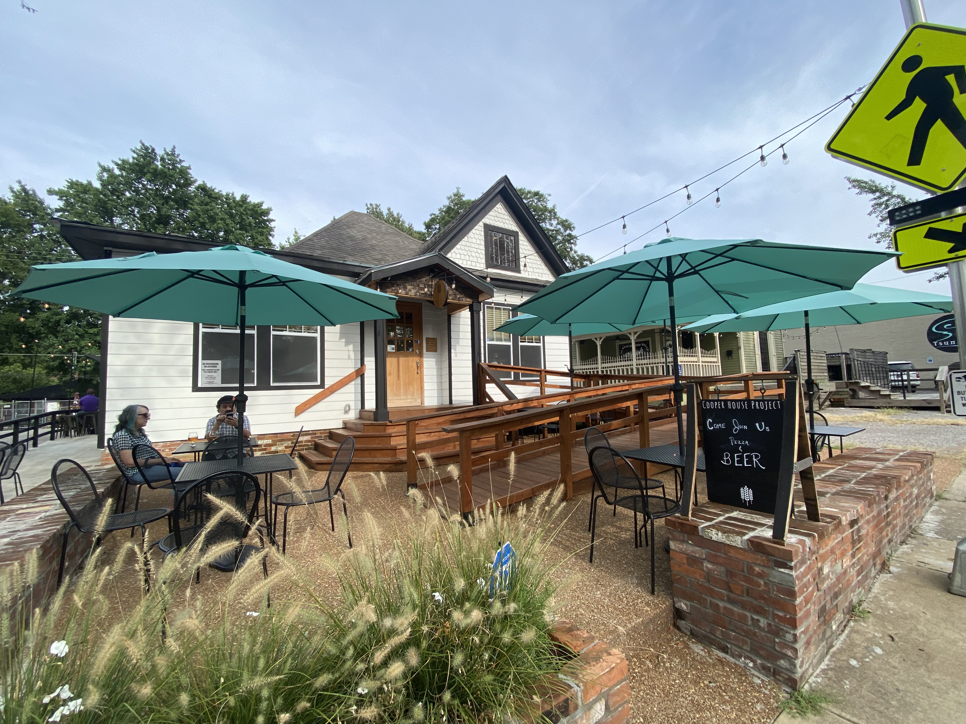patio at Cooper house