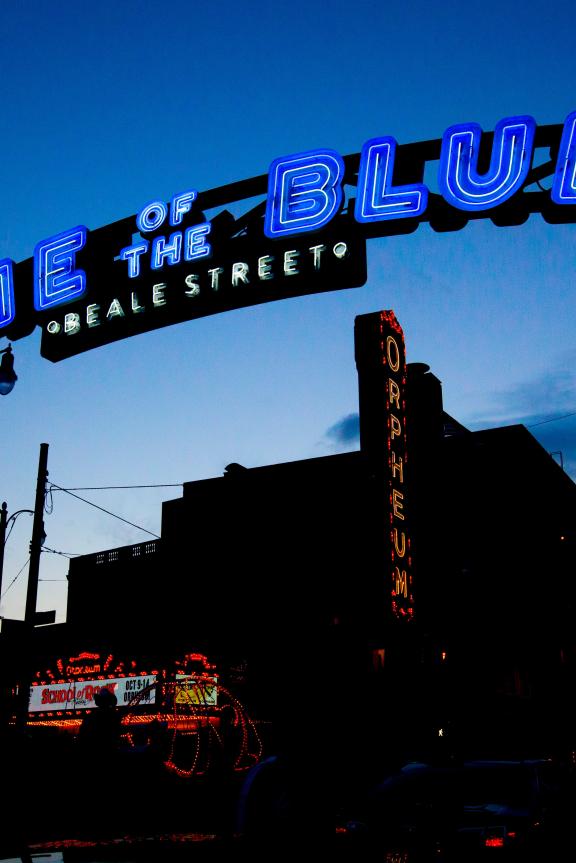 Beale Street Sign Orpheum