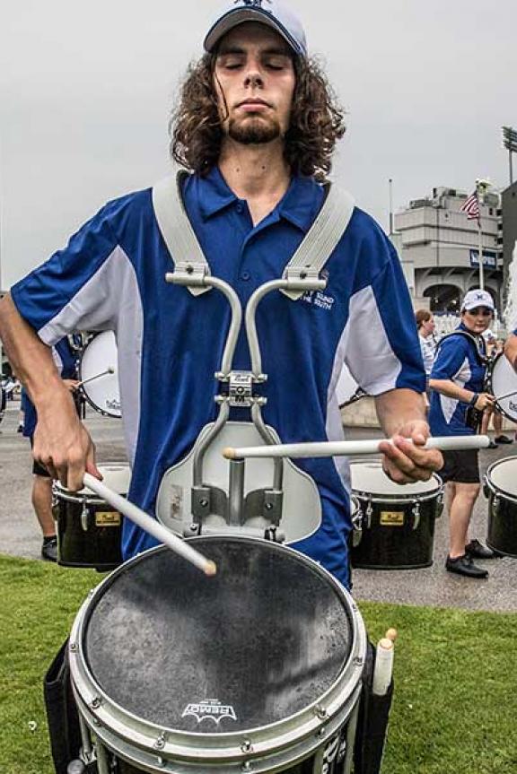 Drumline at Memphis Tigers game