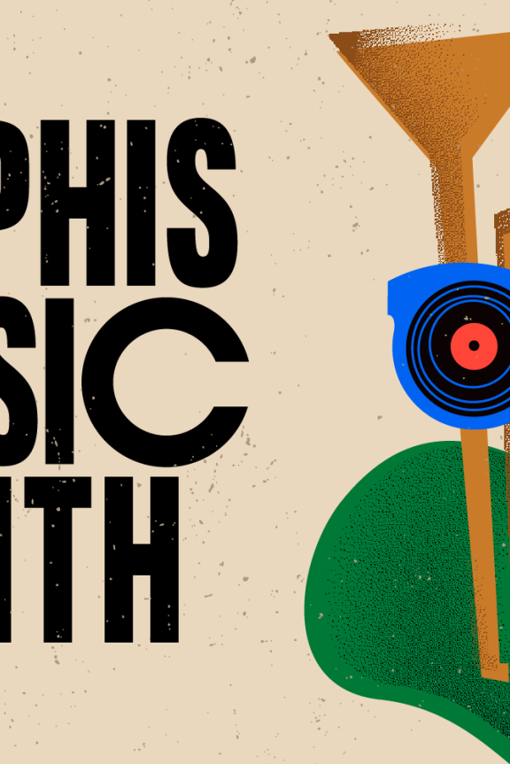 A large-scale view Memphis Music Month Promotional Artwork