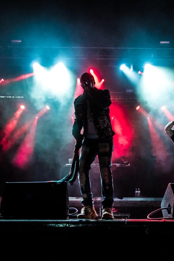 Performers on stage at Mempho Music Fest.
