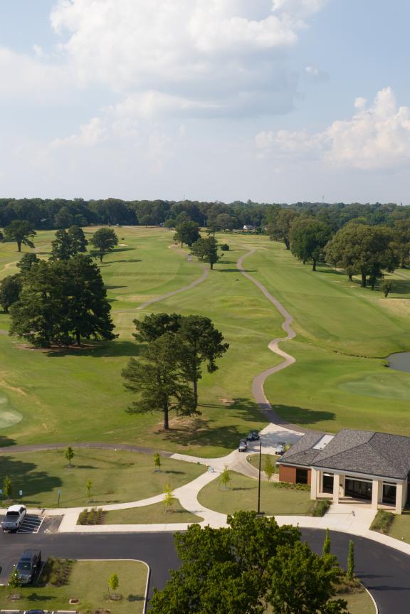 aerial view of The Links at Pine Hill golf course
