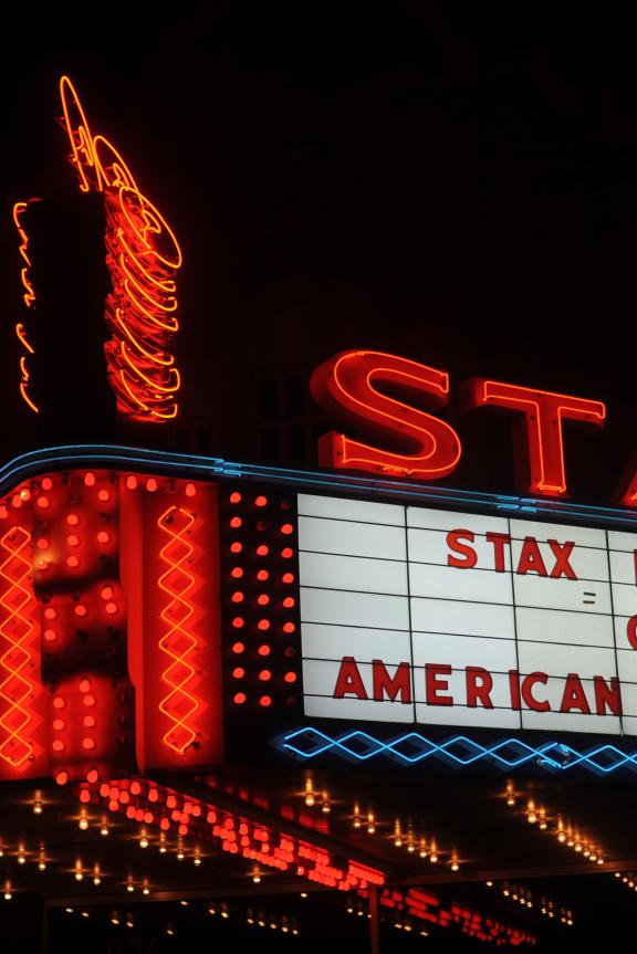 Stax neon sign vertical - Dan Ball Stax neon sign vertical - Dan Ball