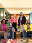 4 members of the Memphis Tourism PR team pose for a photo