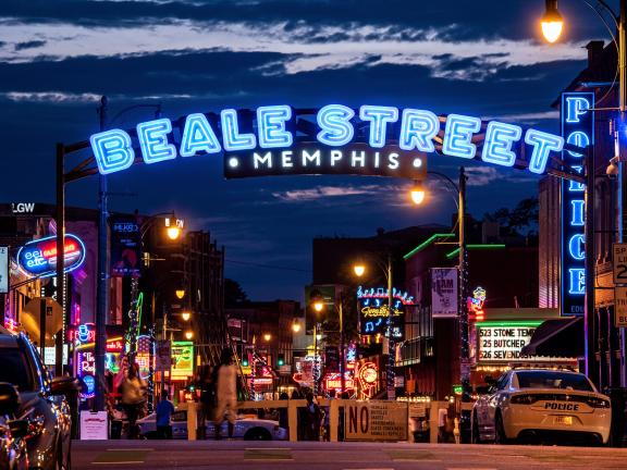 Beale Street at Night