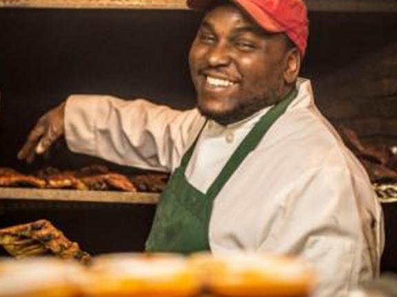 Pit Master at Rendezvous. Photo Credit: Craig Thompson