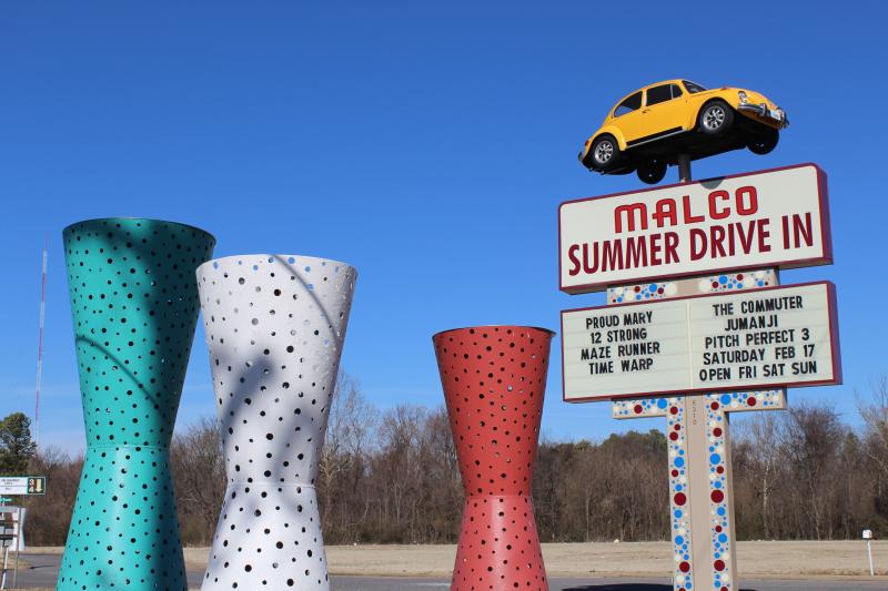 Malco Summer Drive In Sign