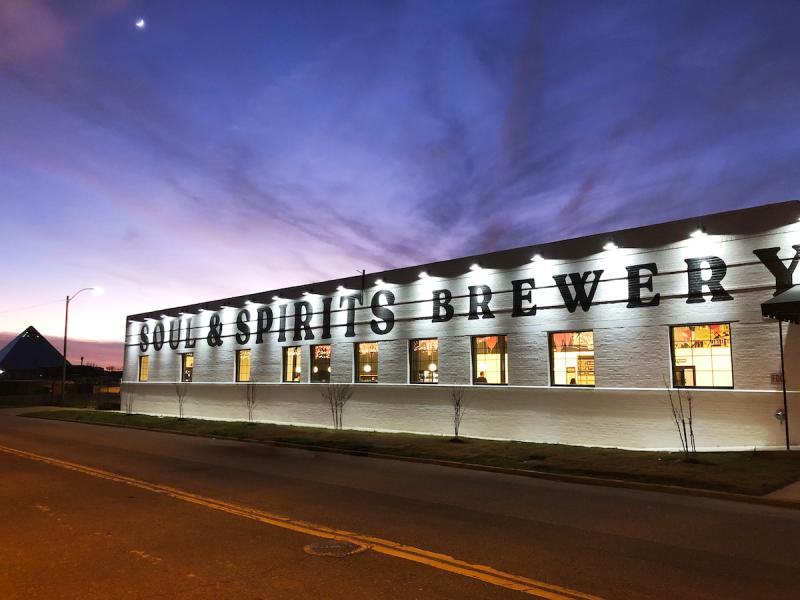 soul and spirits brewery exterior