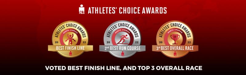 Memphis' IRONMAN 70.3 event was recognized with three Athletes' Choice Awards.