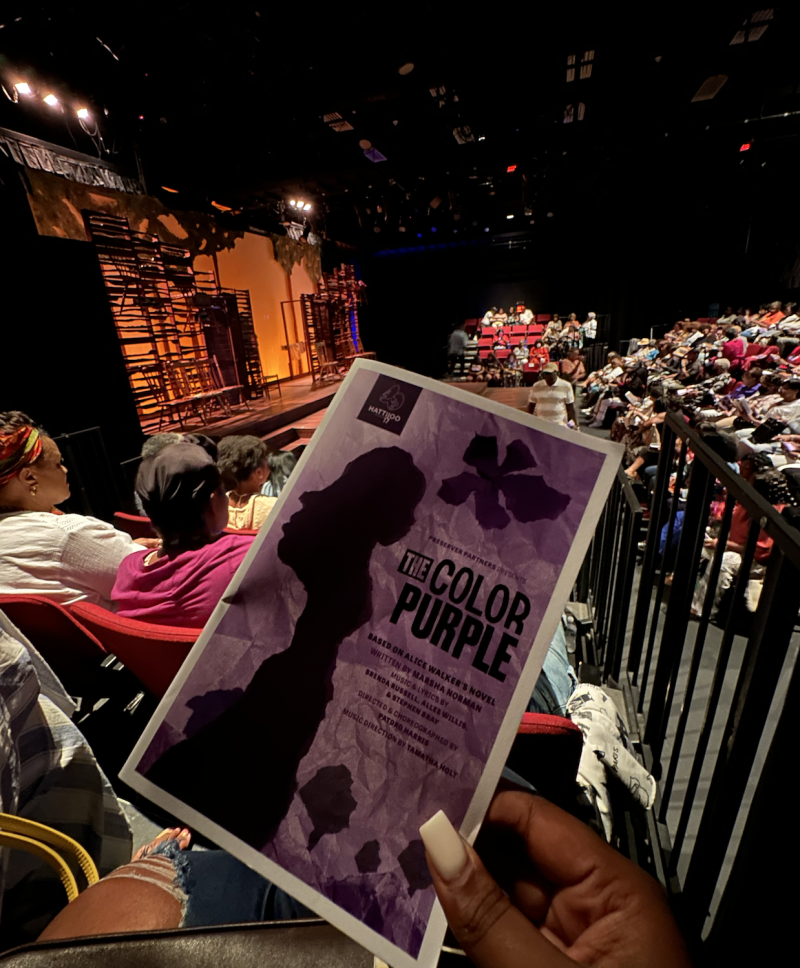 The Color Purple Pamphlet at Hattiloo Theatre