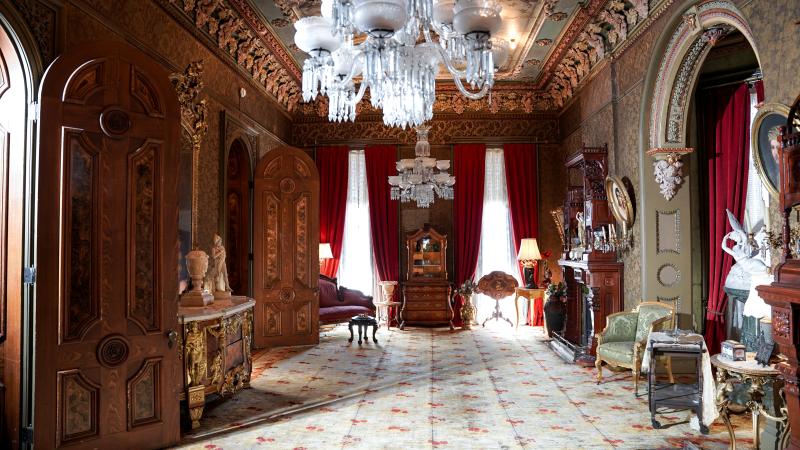 Victorian interior of Mallory Neely House