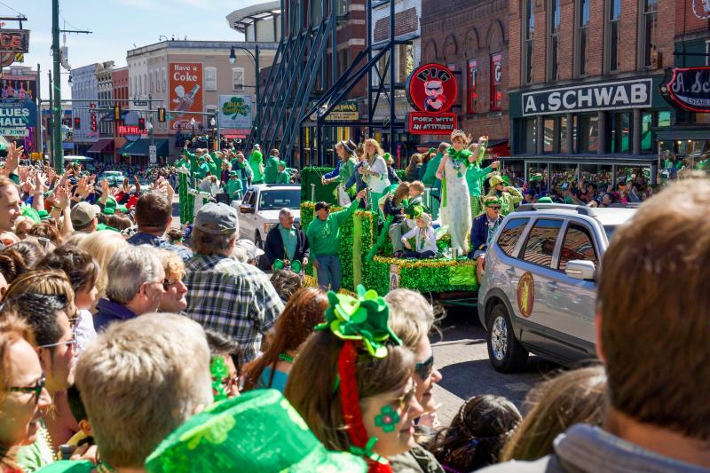 St. Patricks Day on Beale Street
