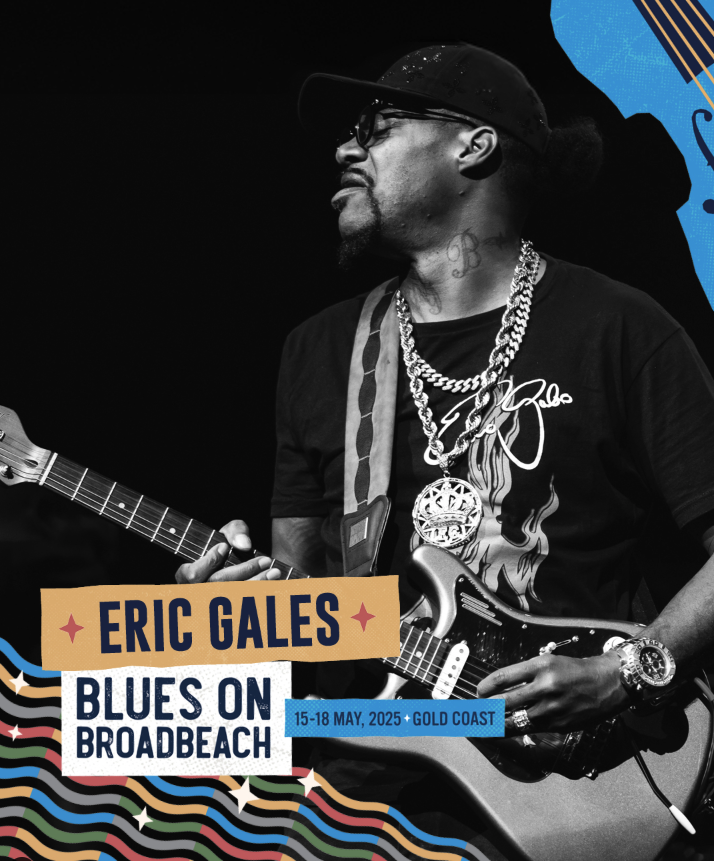 Eric Gales black and white photo