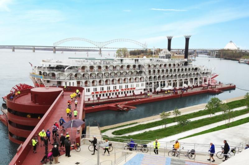 Multi-day, overnight river cruises on the Mississippi River, including excursions with the American Queen Steamboat Company, dock at Beale Street Landing in downtown Memphis.