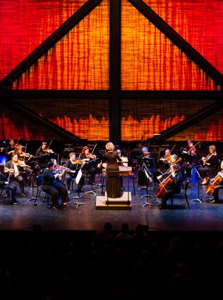 memphis symphony orchestra performs show on stage