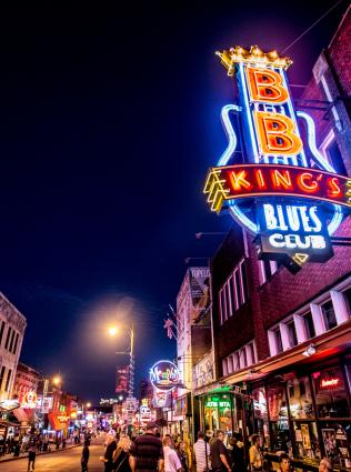 B.B. King's Blues Club on Beale Street in Memphis