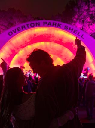 Couple at Overton Park Shell