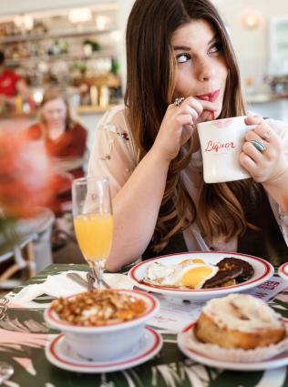Brunch at The Liquor Store.