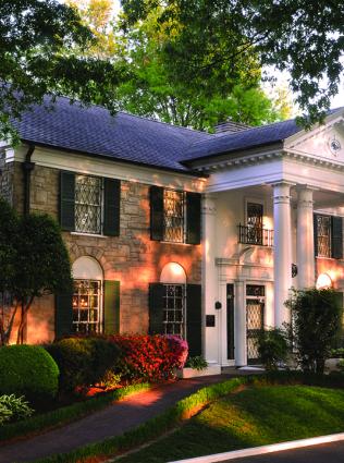 Exterior of Graceland Mansion