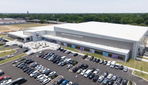aerial exterior photo of Memphis Sports &amp; Events Center