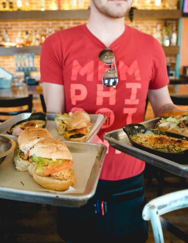 Po-boys at Second Line 