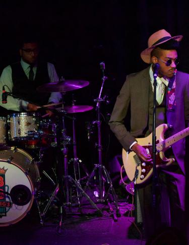 Band playing at the International Blues Challenge.