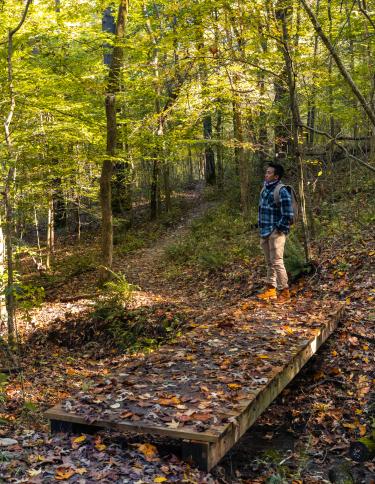 Hiking trail at Shelby Forest State Park near Memphis | Connor Ryan