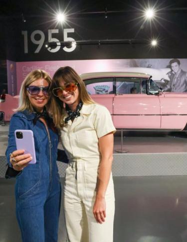 Fans in front of Elvis' Pink Cadillac | Alex Shansky