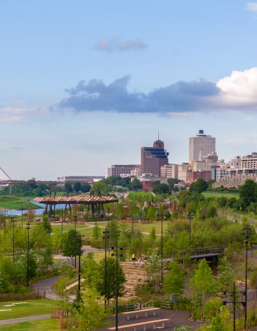 Memphis Skyline from Tom Lee Park