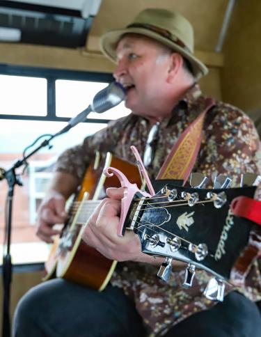 Musician Tour Guide on a Backbeat Tour