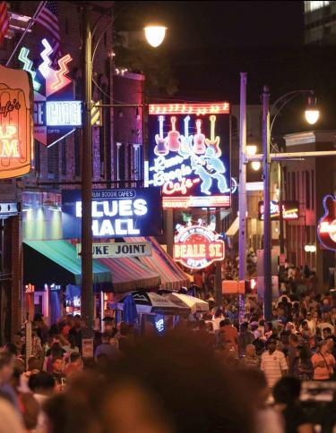 Beale Street at Night Beale Street at Night