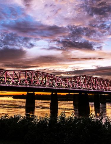 Big River Crossing at Sunset | Phillip Van Zandt Big River Crossing at Sunset