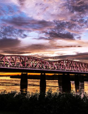 Big River Crossing at Sunset