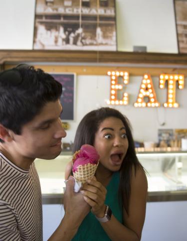 Ice Cream at A. Schwabs. Photo Credit - David Mean Ice Cream at A. Schwabs
