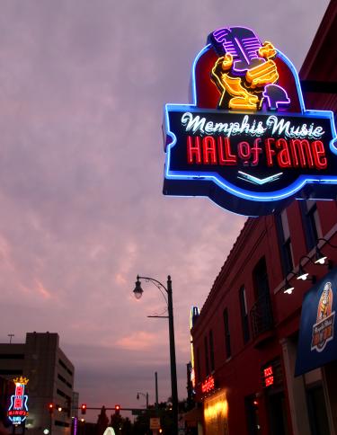 Memphis Music Hall of Fame Sign / Troy Glasgow Memphis Music Hall of Fame Sign