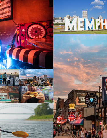 memphis photo collage