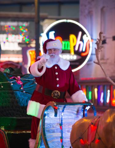 Santa on Beale Street by Allen Gillespie Santa on Beale Street