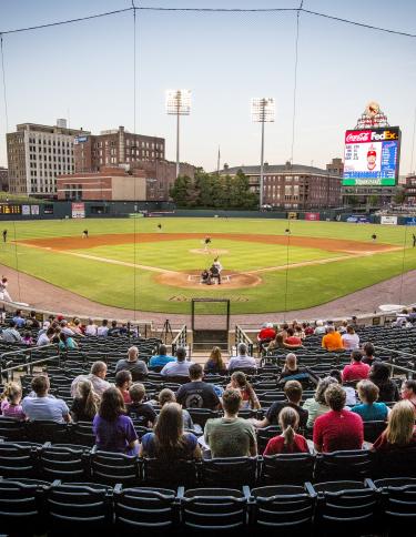 The Triple-A Memphis Redbirds play baseball at AutoZone Park / Craig Thompson AutoZone Park