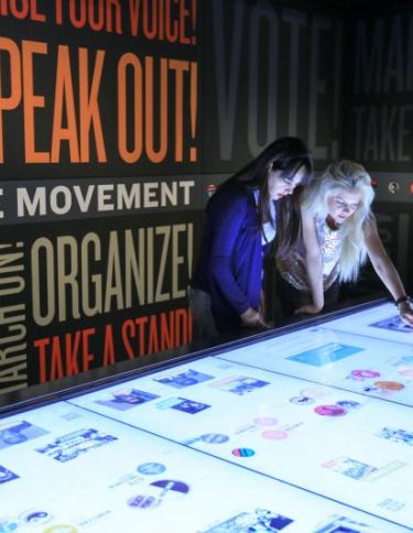 Touch screens at National Civil Rights Museum Memphis