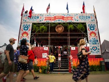 Stage at Memphis in May Festival