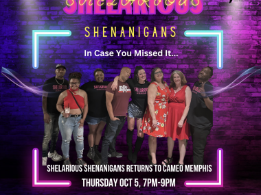 event graphic for Shelarious Shenanigans Comedy Series