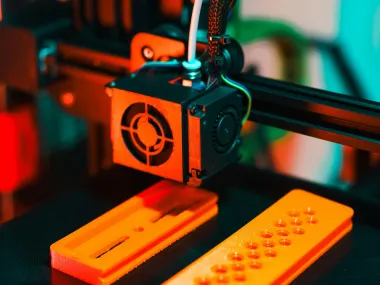 Red/Orange  3D Printer