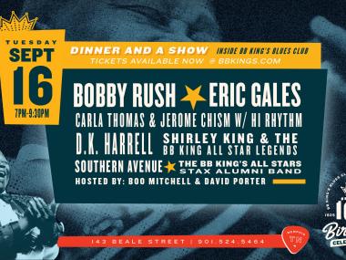 dinner and a show event graphic lineup