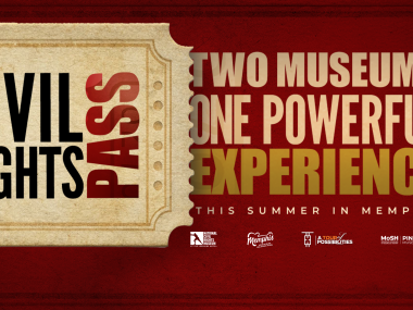 Graphic for the Civil Rights Pass: Two Museums. One Powerful Experience This Summer in Memphis.