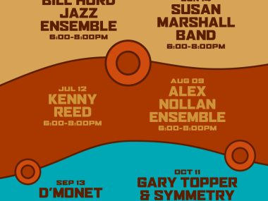 sunset jazz poster