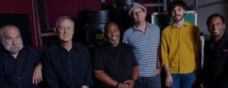 Six members of the band Bruce Hornsby & The Noisemakers