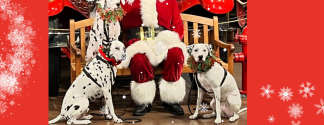 event graphic for fire museum Santa breakfast