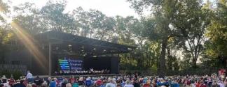 The Grove outdoor concert stage picture